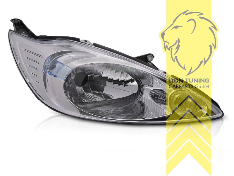 Halogen, Abblendlicht und Fernlicht H4, elektrisch verstellbar - Stellmotor integriert, inkl. Verschlusskappe und Lampenträger, ohne Leuchtmittel, Standard Ausführung, Eintragungsfrei / mit E-Prüfzeichen