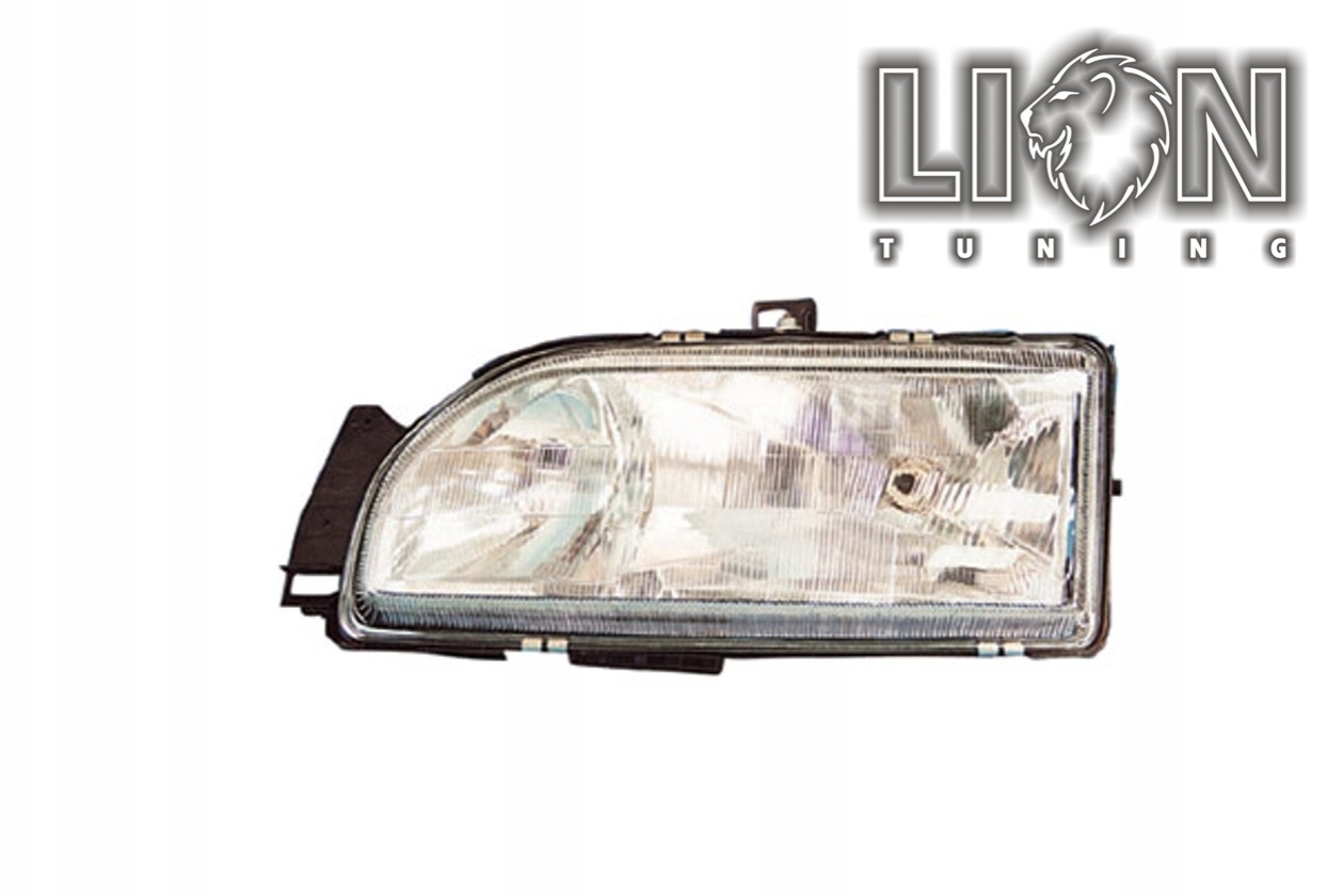 Halogen, mit Nebelscheinwerfer, Abblendlicht und Fernlicht H4 / Nebelscheinwerfer H3, manuell verstellbar, inkl. Verschlusskappe und Lampenträger, ohne Leuchtmittel, Standard Ausführung, Eintragungsfrei / mit E-Prüfzeichen