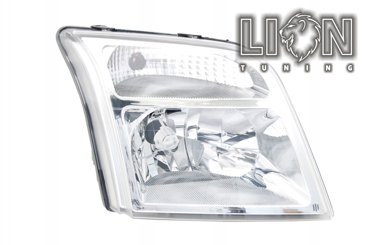 Halogen, Abblendlicht und Fernlicht H4, elektrisch verstellbar - Stellmotor integriert, inkl. Verschlusskappe und Lampenträger, ohne Leuchtmittel, Standard Ausführung, Eintragungsfrei / mit E-Prüfzeichen