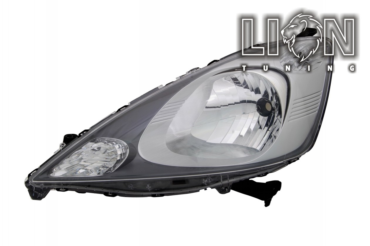 Halogen, Abblendlicht und Fernlicht H4, elektrisch verstellbar - Stellmotor integriert, inkl. Verschlusskappe und Lampenträger, ohne Leuchtmittel, Eintragungsfrei / mit E-Prüfzeichen