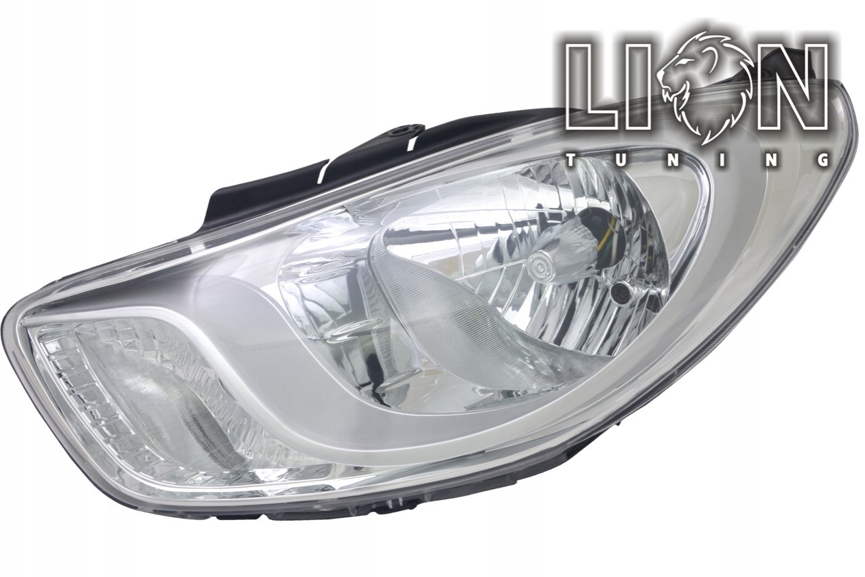 Halogen, Abblendlicht und Fernlicht H4, elektrisch verstellbar - Stellmotor integriert, inkl. Verschlusskappe und Lampenträger, ohne Leuchtmittel, Standard Ausführung, Eintragungsfrei / mit E-Prüfzeichen