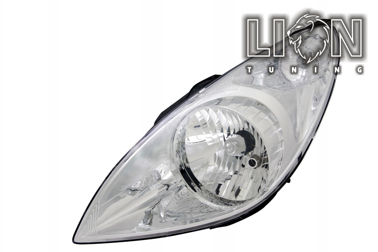 Halogen, Abblendlicht und Fernlicht H4, elektrisch verstellbar - Stellmotor integriert, inkl. Verschlusskappe und Lampenträger, ohne Leuchtmittel, Standard Ausführung, Eintragungsfrei / mit E-Prüfzeichen