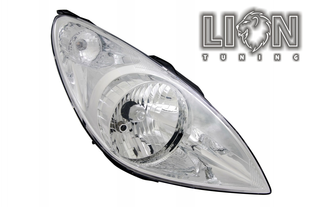 Halogen, Abblendlicht und Fernlicht H4, elektrisch verstellbar - Stellmotor integriert, inkl. Verschlusskappe und Lampenträger, ohne Leuchtmittel, Standard Ausführung, Eintragungsfrei / mit E-Prüfzeichen