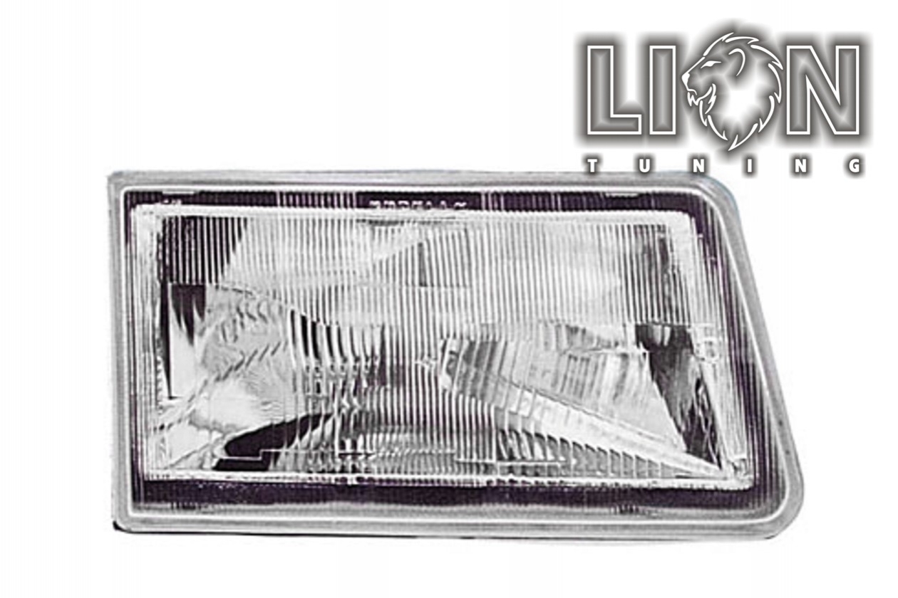 Halogen, Abblendlicht und Fernlicht H4, manuell verstellbar, inkl. Verschlusskappe und Lampenträger (PL), ohne Leuchtmittel, Standard Ausführung, Eintragungsfrei / mit E-Prüfzeichen