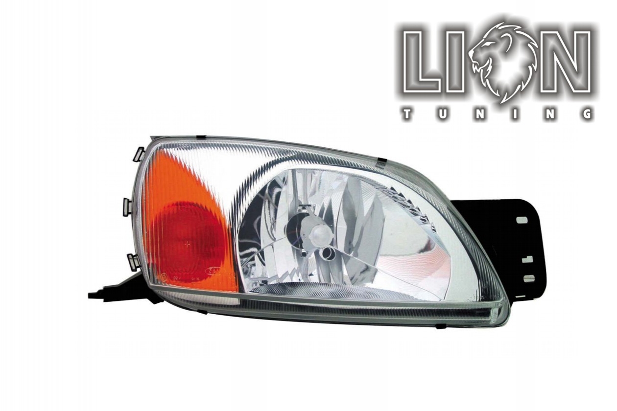 Halogen, Abblendlicht und Fernlicht H4, elektrisch verstellbar - Stellmotor integriert, inkl. Verschlusskappe und Lampenträger, ohne Leuchtmittel, Eintragungsfrei / mit E-Prüfzeichen