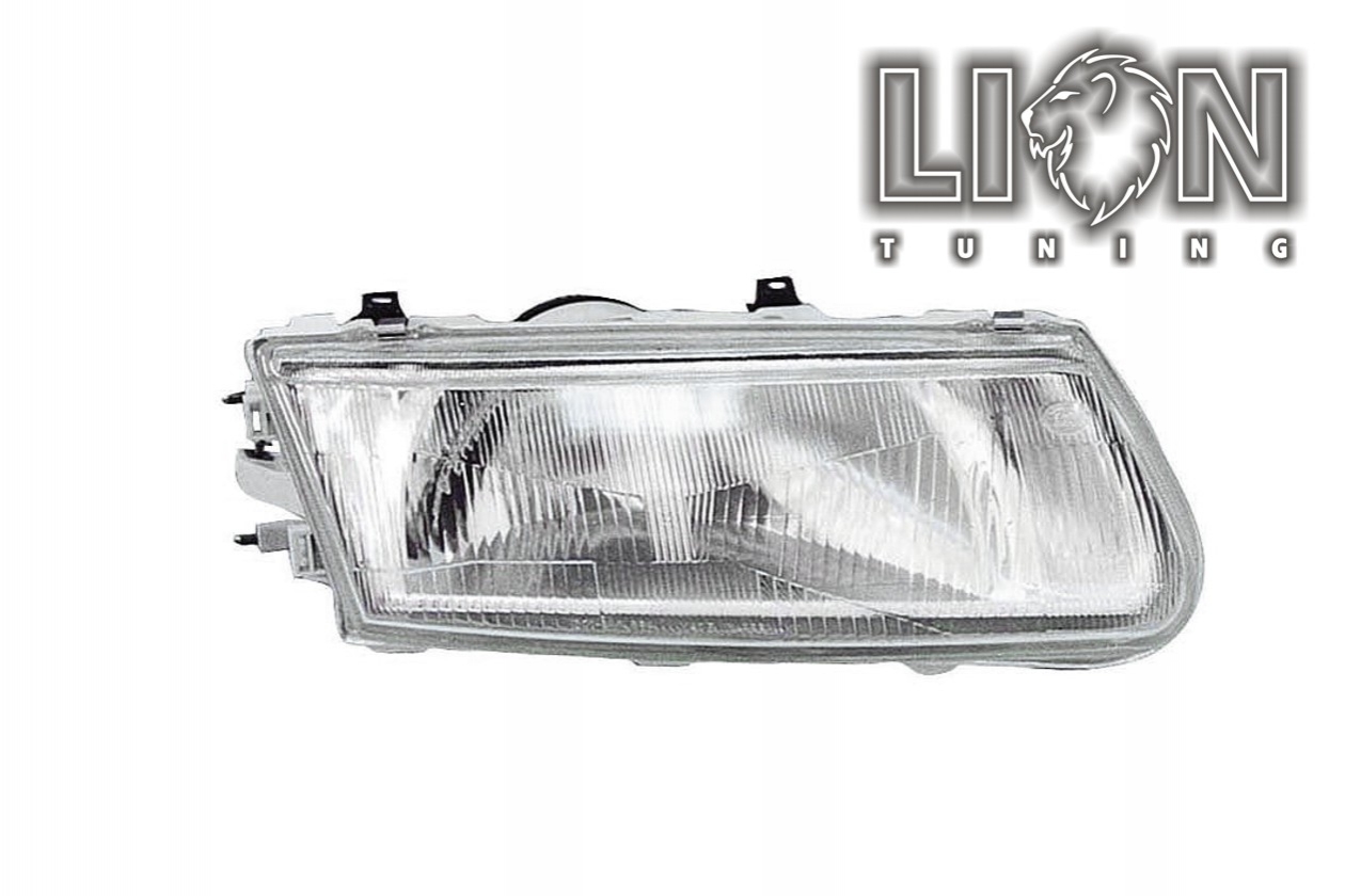 Halogen, Abblendlicht und Fernlicht H4, elektrisch verstellbar - Stellmotor wird vom Original übernommen, inkl. Verschlusskappe und Lampenträger (PL), ohne Leuchtmittel, Standard Ausführung, Eintragungsfrei / mit E-Prüfzeichen