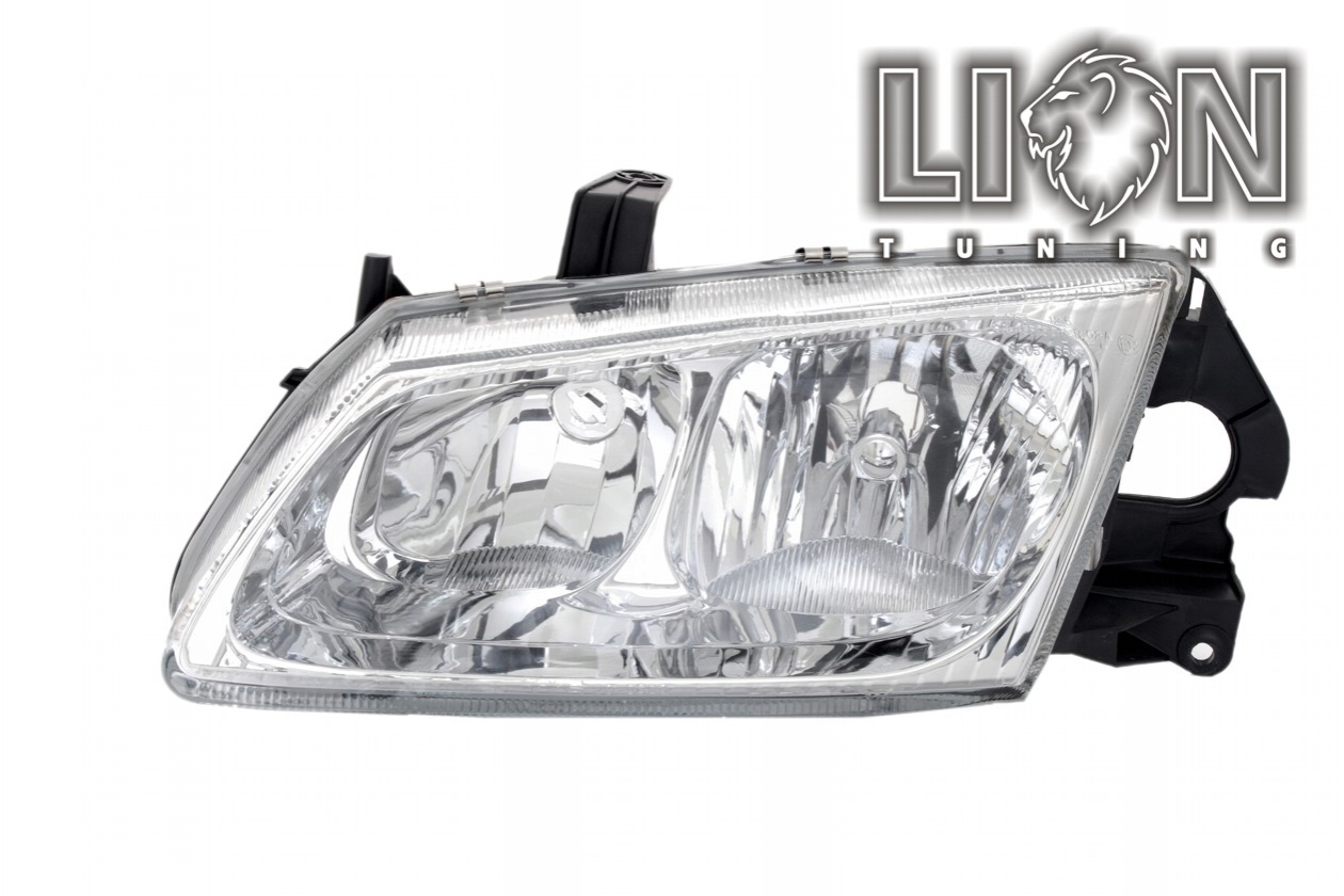 Halogen, Abblendlicht H7 / Fernlicht H1, elektrisch verstellbar - Stellmotor wird vom Original übernommen, inkl. Verschlusskappe und Lampenträger, ohne Leuchtmittel, Standard Ausführung, Eintragungsfrei / mit E-Prüfzeichen