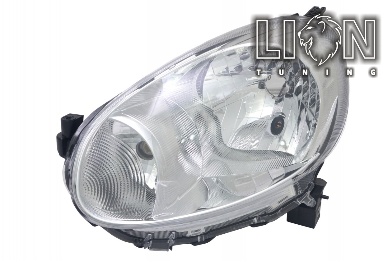 Halogen, Abblendlicht und Fernlicht H4, elektrisch verstellbar - Stellmotor integriert, inkl. Verschlusskappe und Lampenträger, ohne Leuchtmittel, Eintragungsfrei / mit E-Prüfzeichen