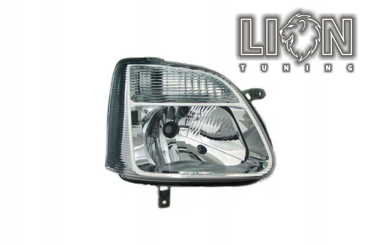 Halogen, Abblendlicht und Fernlicht H4, elektrisch verstellbar - Stellmotor wird vom Original übernommen, inkl. Verschlusskappe und Lampenträger, ohne Leuchtmittel, Standard Ausführung, Eintragungsfrei / mit E-Prüfzeichen