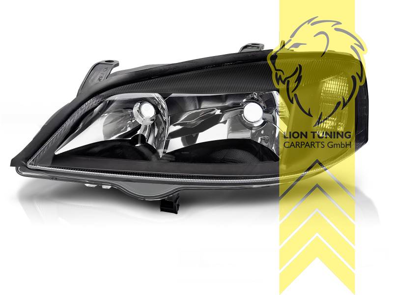 Halogen, Abblendlicht H7 / Fernlicht HB3, elektrisch verstellbar - Stellmotor wird vom Original übernommen, inkl. Verschlusskappe und Lampenträger (PL), ohne Leuchtmittel, Standard Ausführung, Eintragungsfrei / mit E-Prüfzeichen