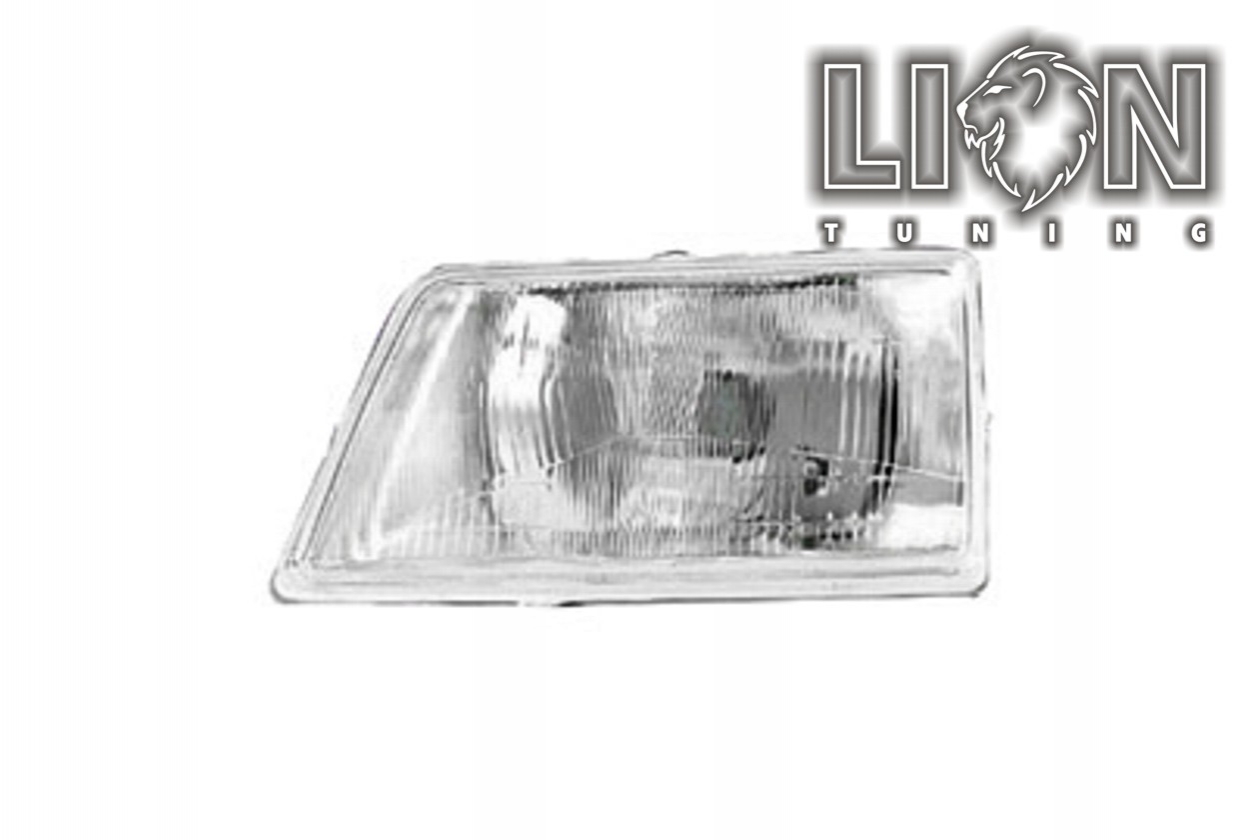 Halogen, Abblendlicht und Fernlicht H4, manuell verstellbar, inkl. Verschlusskappe und Lampenträger, ohne Leuchtmittel, Standard Ausführung, Eintragungsfrei / mit E-Prüfzeichen