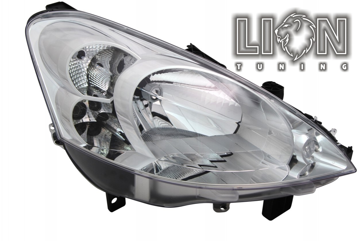 Halogen, Abblendlicht und Fernlicht H4, elektrisch verstellbar - Stellmotor integriert, inkl. Verschlusskappe und Lampenträger, ohne Leuchtmittel, Standard Ausführung, Eintragungsfrei / mit E-Prüfzeichen