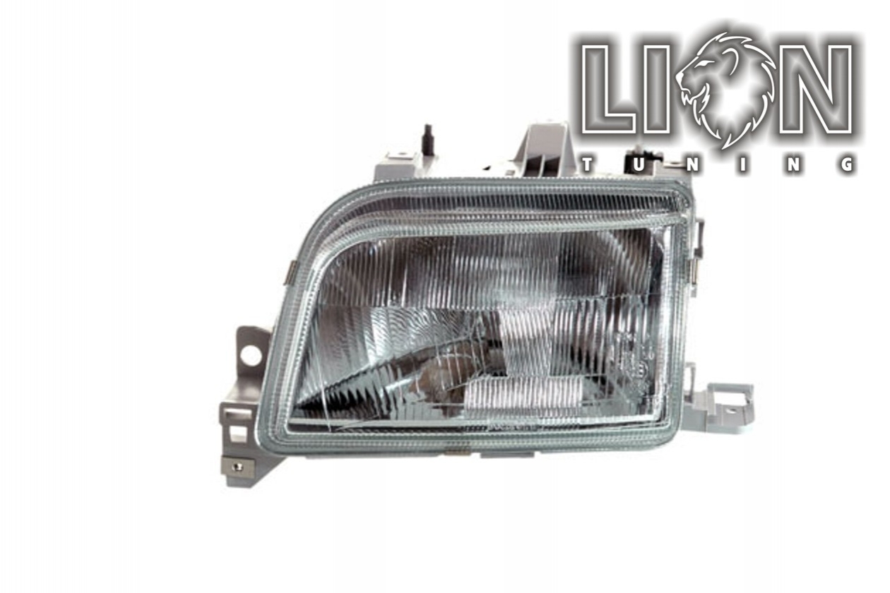 Halogen, Abblendlicht und Fernlicht H4, manuell verstellbar, inkl. Verschlusskappe und Lampenträger, ohne Leuchtmittel, Standard Ausführung, Eintragungsfrei / mit E-Prüfzeichen