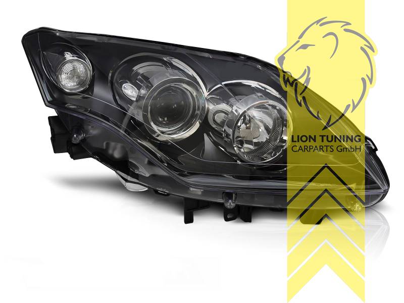 Halogen, GT, Abblendlicht H7 / Fernlicht H7, elektrisch verstellbar - Stellmotor wird vom Original übernommen, inkl. Verschlusskappe und Lampenträger, ohne Leuchtmittel, Eintragungsfrei / mit E-Prüfzeichen