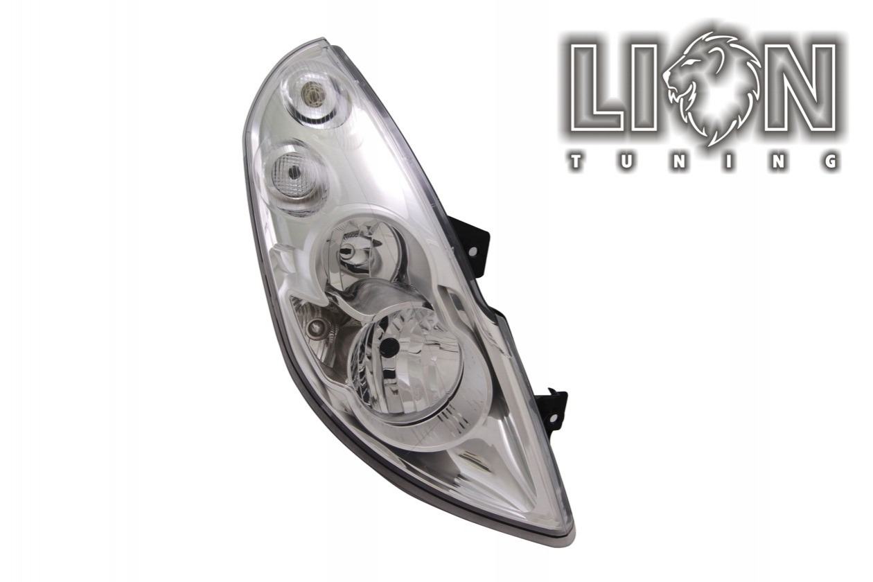 Halogen, Abblendlicht H7 / Fernlicht H1, elektrisch verstellbar - Stellmotor wird vom Original übernommen, inkl. Verschlusskappe und Lampenträger, ohne Leuchtmittel, Standard Ausführung, Eintragungsfrei / mit E-Prüfzeichen