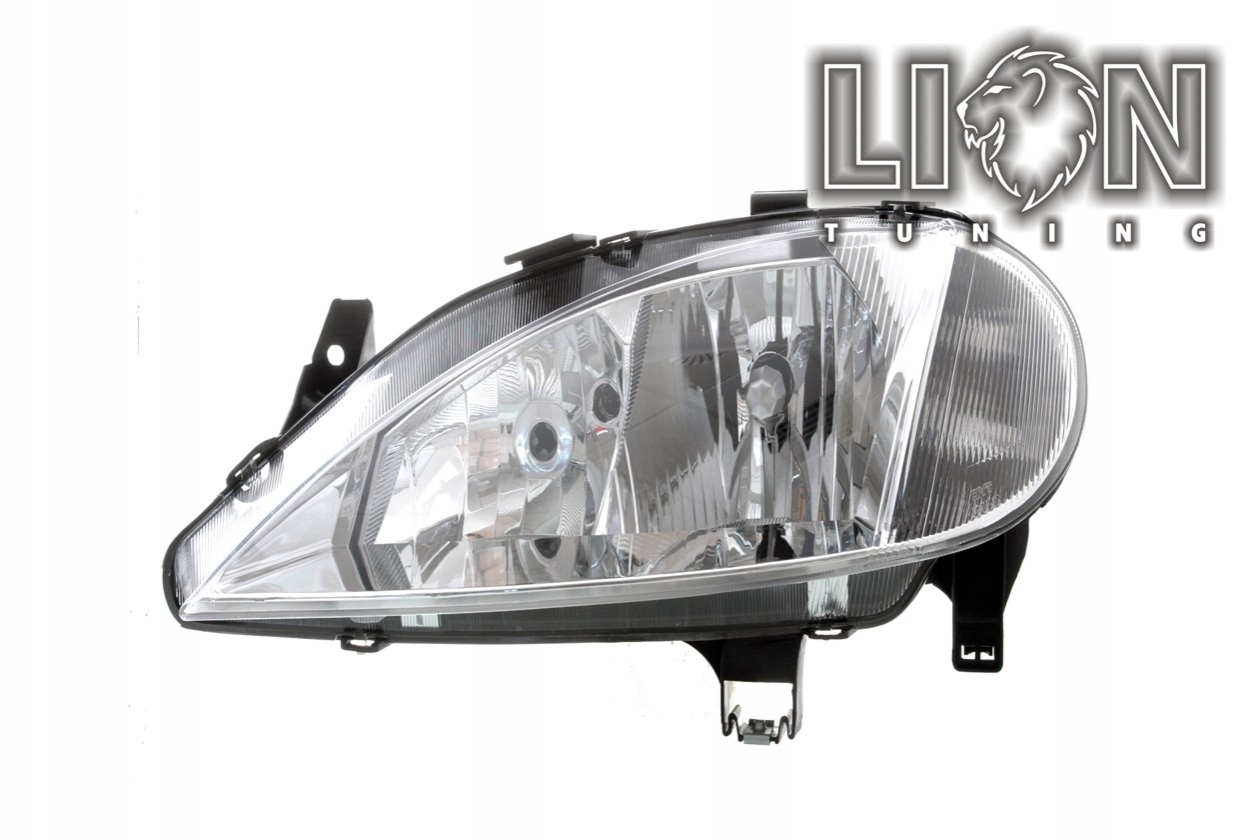 Halogen, Abblendlicht H7 / Fernlicht H1, elektrisch verstellbar - Stellmotor wird vom Original übernommen, inkl. Verschlusskappe und Lampenträger, ohne Leuchtmittel, Standard Ausführung, Eintragungsfrei / mit E-Prüfzeichen