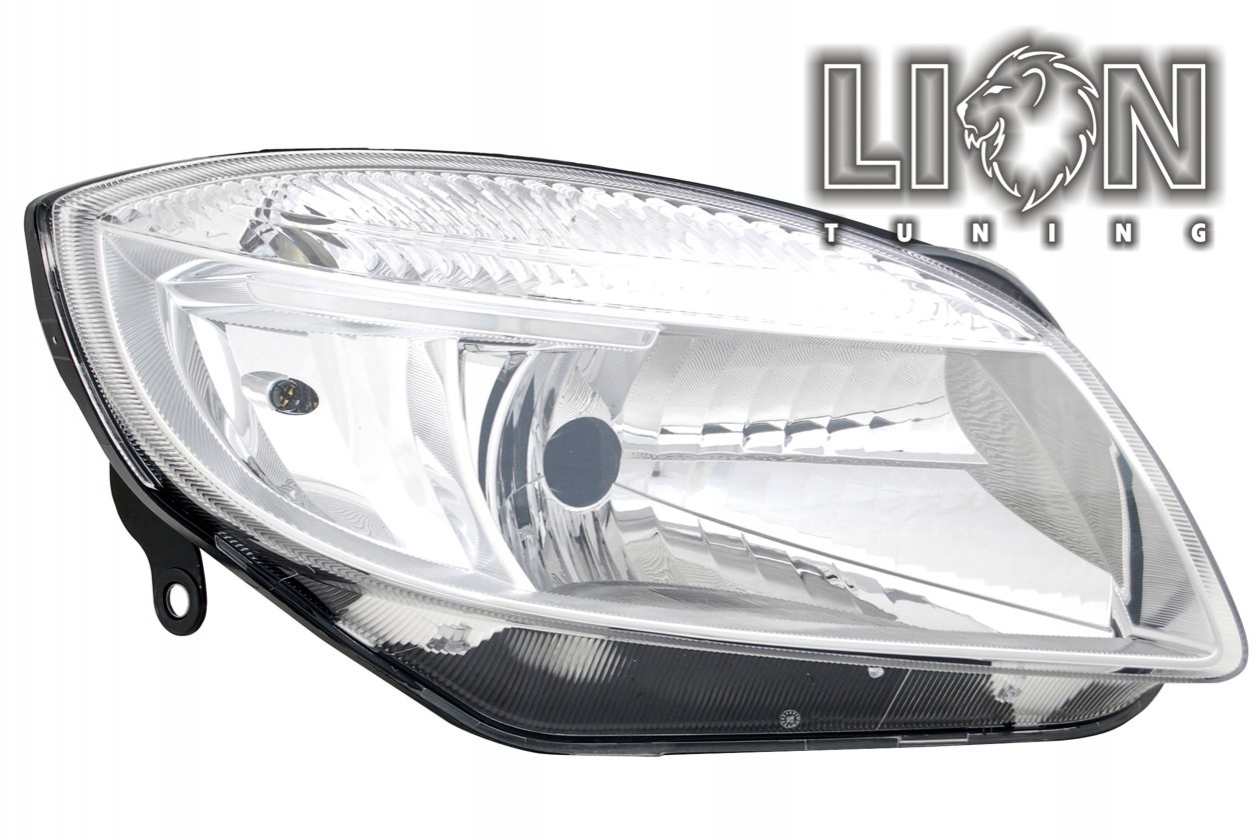 Halogen, Abblendlicht und Fernlicht H4, elektrisch verstellbar - Stellmotor integriert, inkl. Verschlusskappe und Lampenträger, ohne Leuchtmittel, Standard Ausführung, Eintragungsfrei / mit E-Prüfzeichen