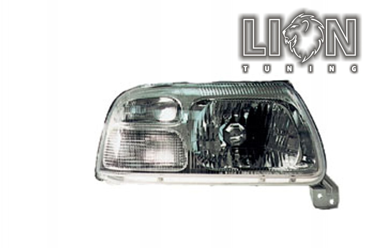 Halogen, Abblendlicht und Fernlicht H4, elektrisch verstellbar - Stellmotor wird vom Original übernommen, inkl. Verschlusskappe und Lampenträger (PL), ohne Leuchtmittel, Standard Ausführung, Eintragungsfrei / mit E-Prüfzeichen