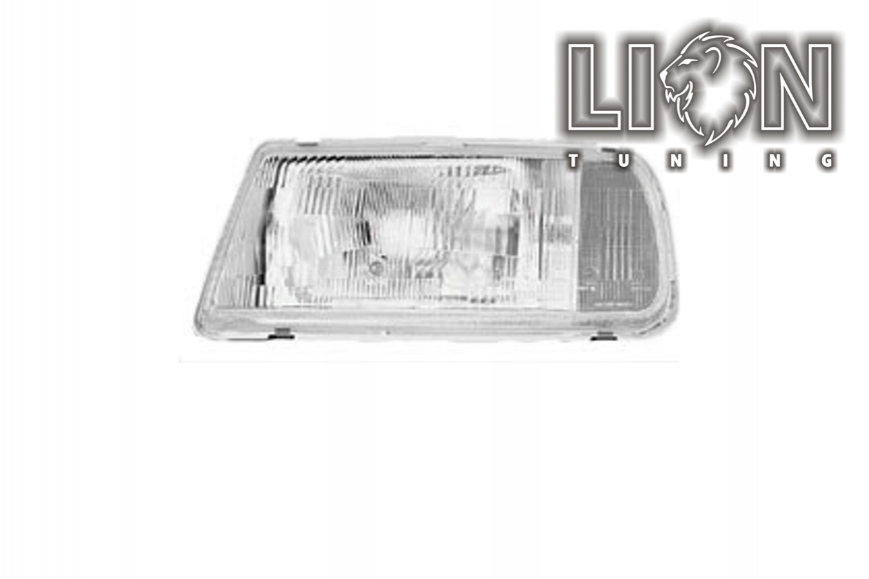 Halogen, Abblendlicht und Fernlicht H4, manuell verstellbar, inkl. Verschlusskappe und Lampenträger, ohne Leuchtmittel, Standard Ausführung, Eintragungsfrei / mit E-Prüfzeichen