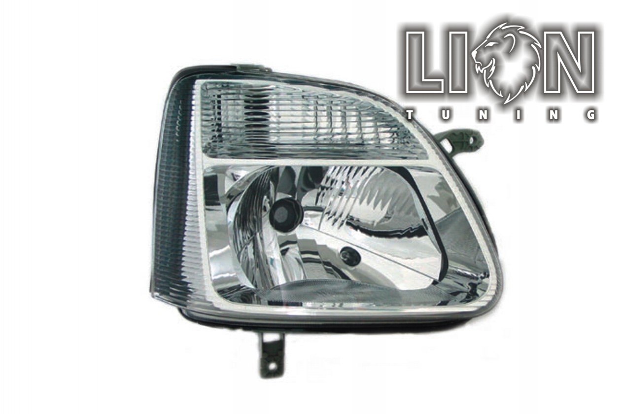 Halogen, Abblendlicht und Fernlicht H4, elektrisch verstellbar - Stellmotor wird vom Original übernommen, inkl. Verschlusskappe und Lampenträger, ohne Leuchtmittel, Standard Ausführung, Eintragungsfrei / mit E-Prüfzeichen