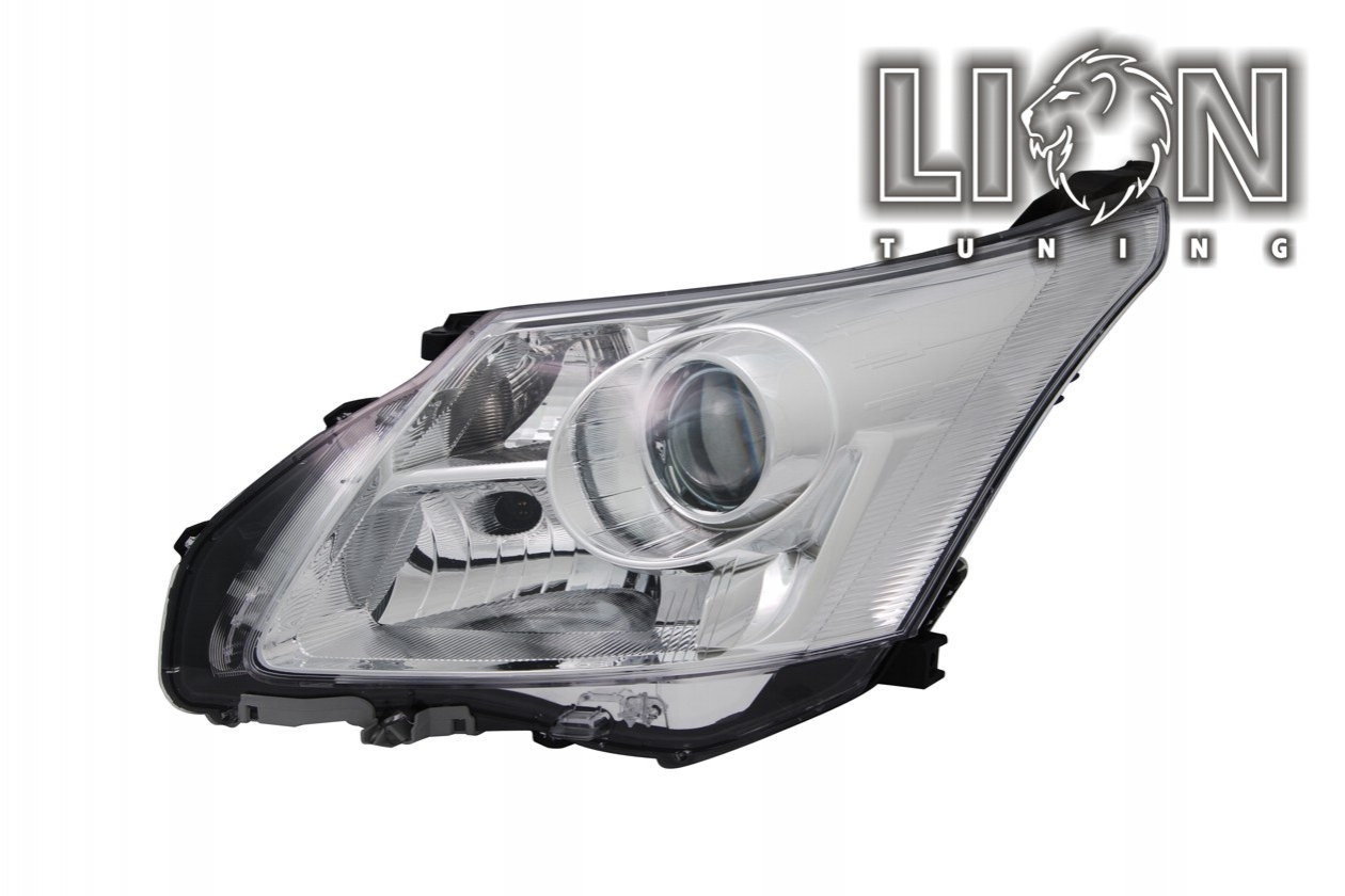 Halogen, Abblendlicht H11 / Fernlicht HB3, elektrisch verstellbar - Stellmotor integriert, inkl. Verschlusskappe und Lampenträger, ohne Leuchtmittel, Eintragungsfrei / mit E-Prüfzeichen