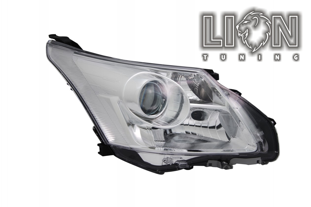 Halogen, Abblendlicht H11 / Fernlicht HB3, elektrisch verstellbar - Stellmotor integriert, inkl. Verschlusskappe und Lampenträger, ohne Leuchtmittel, Eintragungsfrei / mit E-Prüfzeichen