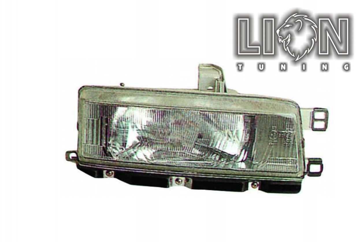 Halogen, Abblendlicht und Fernlicht H4, manuell verstellbar, inkl. Verschlusskappe und Lampenträger, ohne Leuchtmittel, Standard Ausführung, Eintragungsfrei / mit E-Prüfzeichen