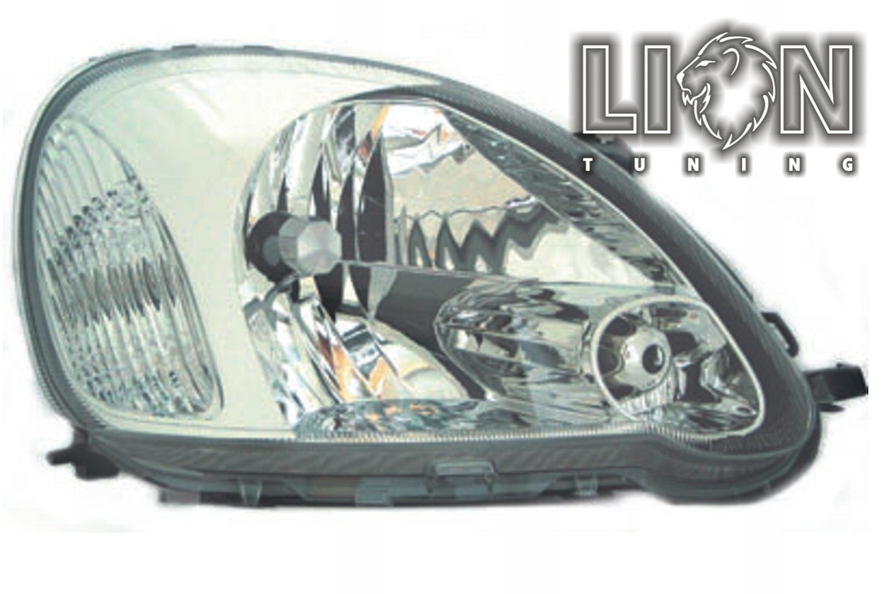 Halogen, Abblendlicht und Fernlicht H4, elektrisch verstellbar - Stellmotor wird vom Original übernommen, inkl. Verschlusskappe und Lampenträger, ohne Leuchtmittel, Standard Ausführung, Eintragungsfrei / mit E-Prüfzeichen