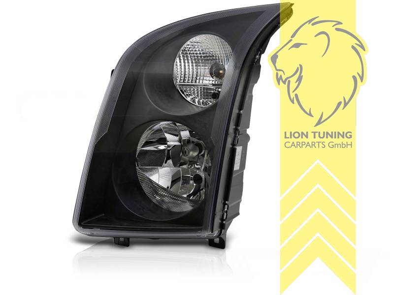 Halogen, Abblendlicht H7 / Fernlicht H7, elektrisch verstellbar - Stellmotor integriert, inkl. Verschlusskappe und Lampenträger, ohne Leuchtmittel, Standard Ausführung, Eintragungsfrei / mit E-Prüfzeichen