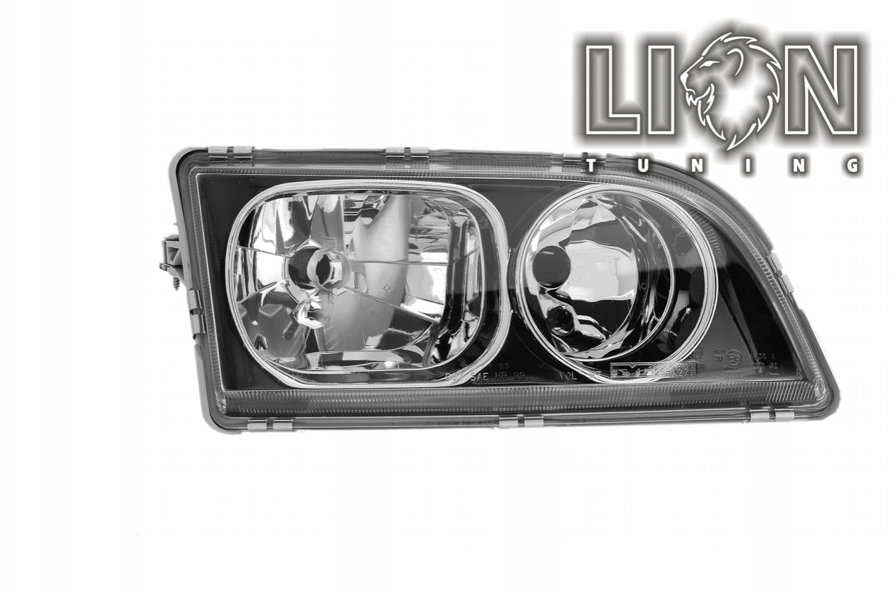 Halogen, Mit 4-poligem Anschlussstecker, Abblendlicht H7 / Fernlicht H7, elektrisch verstellbar - Stellmotor wird vom Original übernommen, Eintragungsfrei / mit E-Prüfzeichen