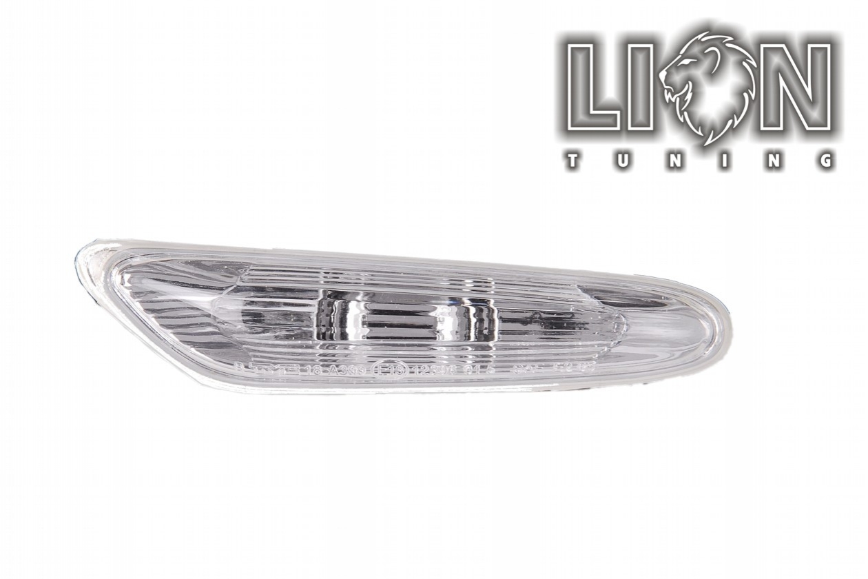 LED Seiten Blinker Klarglas CHROM für BMW 1er E81 E82 E87 E88