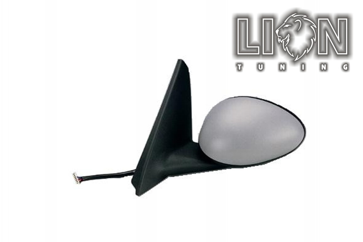 Beheizbar, mit Temperatur Sensor, Elektrisch, grau, grundiert, asphärisch, Eintragungsfrei / keine Eintragung nötig