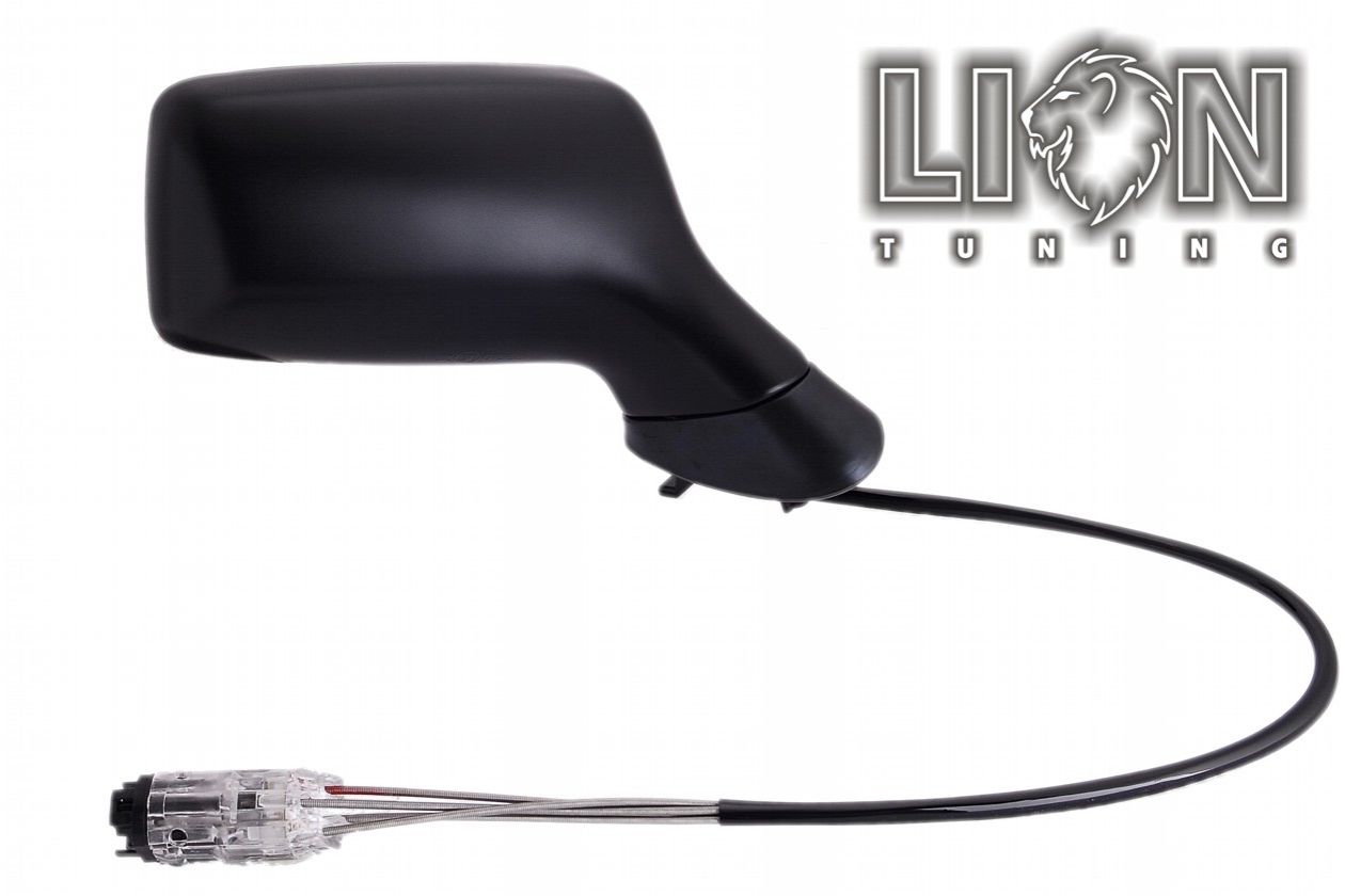 Mechanisch, schwarz, nicht passend für Coupe / Cabrio, blau convex, Eintragungsfrei / keine Eintragung nötig