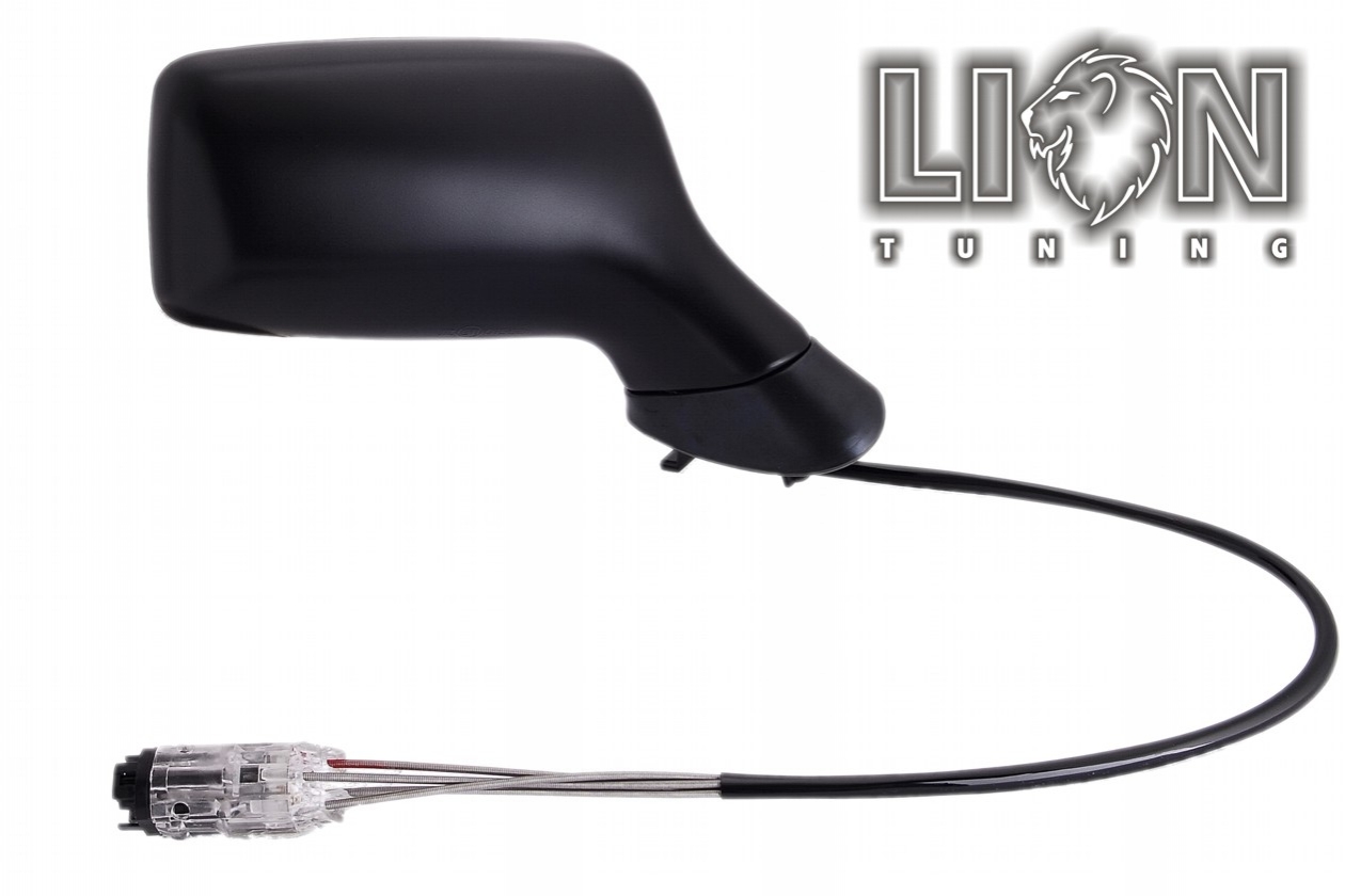 Mechanisch, schwarz, nicht passend für Coupe / Cabrio, blau convex, Eintragungsfrei / keine Eintragung nötig