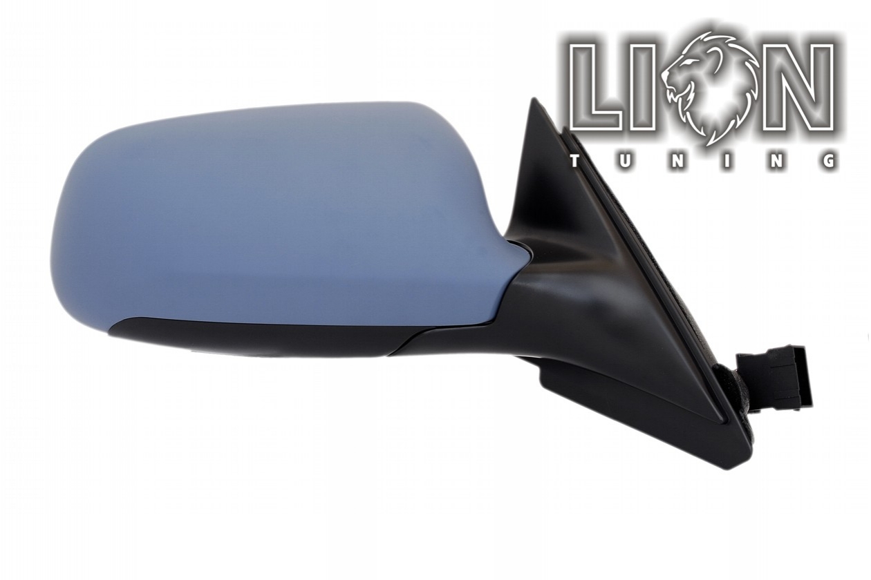 Beheizbar, Elektrisch, grau, nur passend für 5-Türer, grundiert, blau convex, Eintragungsfrei / keine Eintragung nötig