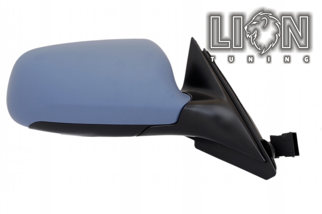 Beheizbar, Elektrisch einklappbar, Elektrisch, grau, nur passend für 5-Türer, grundiert, blau convex, Eintragungsfrei / keine Eintragung nötig