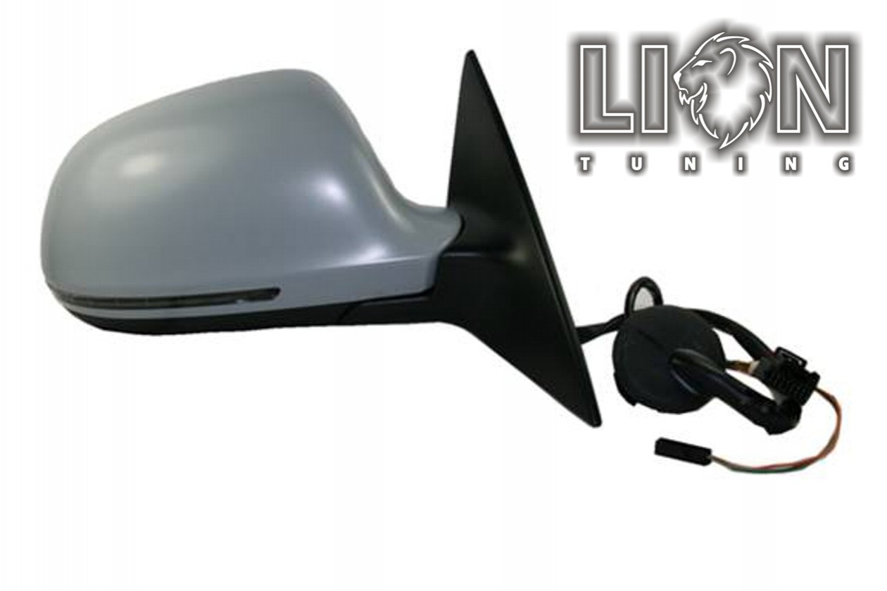 Beheizbar, mit Blinkleuchte, Elektrisch, grau, grundiert, asphärisch, Eintragungsfrei / keine Eintragung nötig