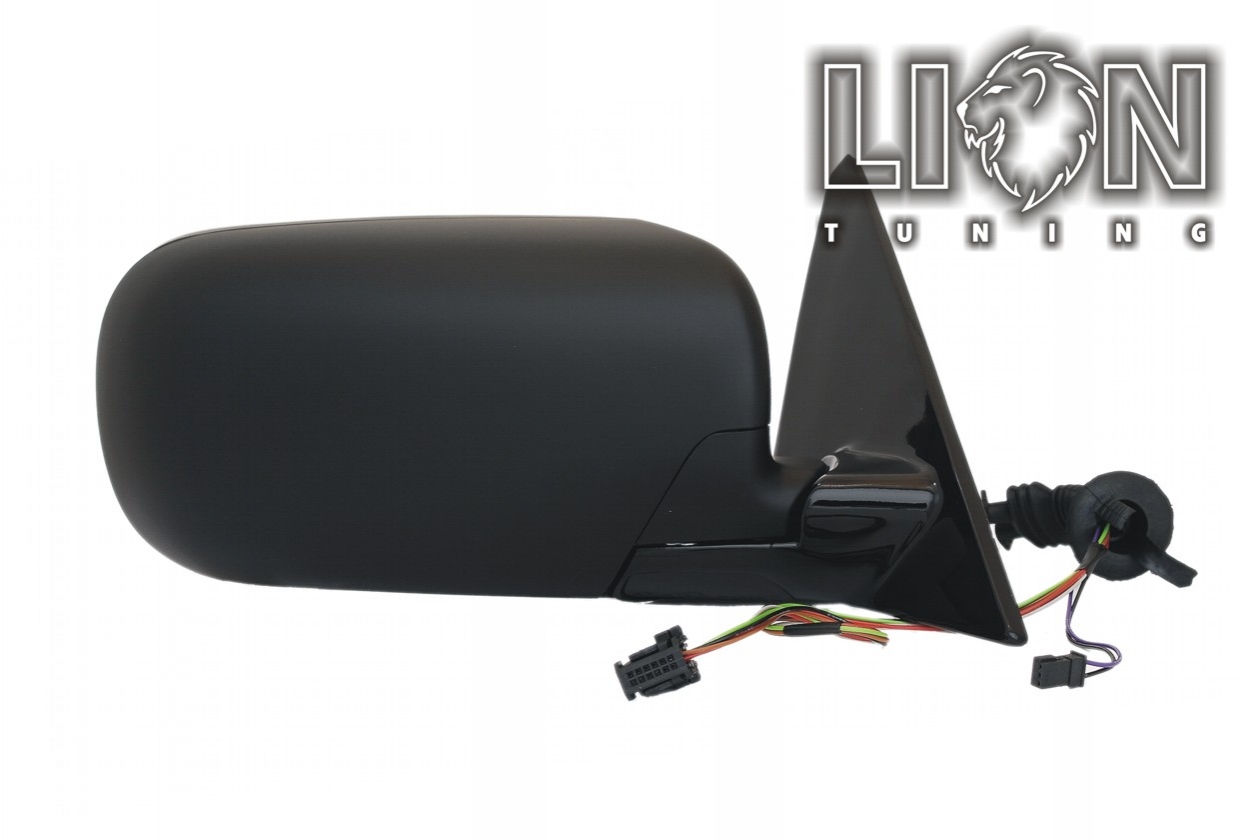 Beheizbar, Elektrisch, schwarz, blau asphärisch, Eintragungsfrei / keine Eintragung nötig