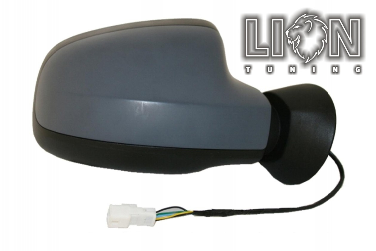 Beheizbar, Elektrisch, grau, grundiert, convex, Eintragungsfrei / keine Eintragung nötig