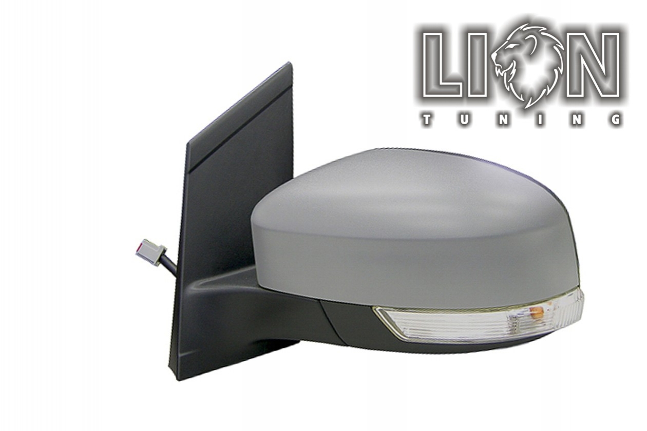 Beheizbar, mit Blinkleuchte, Elektrisch, grau, grundiert, asphärisch, Eintragungsfrei / keine Eintragung nötig