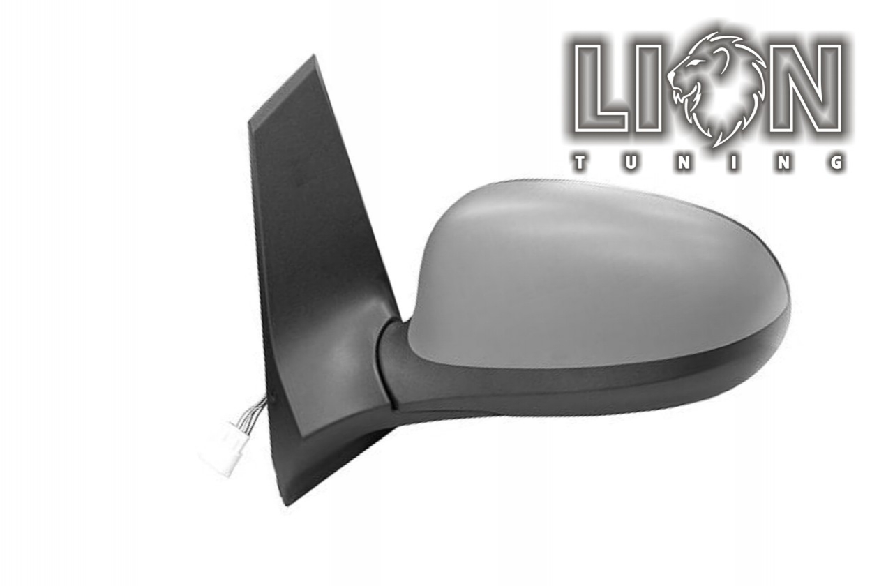 Beheizbar, Elektrisch, grau, grundiert, convex, Eintragungsfrei / keine Eintragung nötig