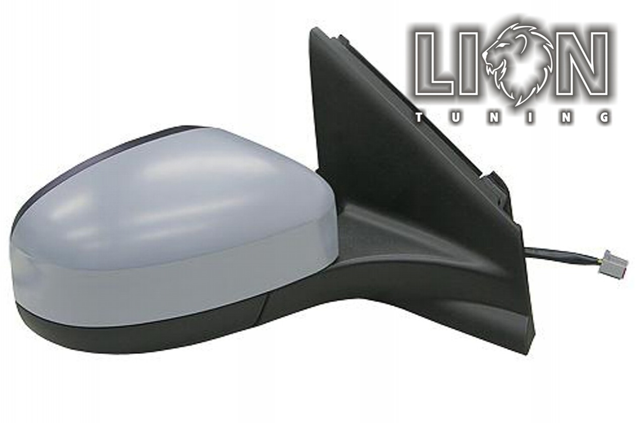 Beheizbar, Elektrisch, grau, grundiert, convex, Eintragungsfrei / keine Eintragung nötig