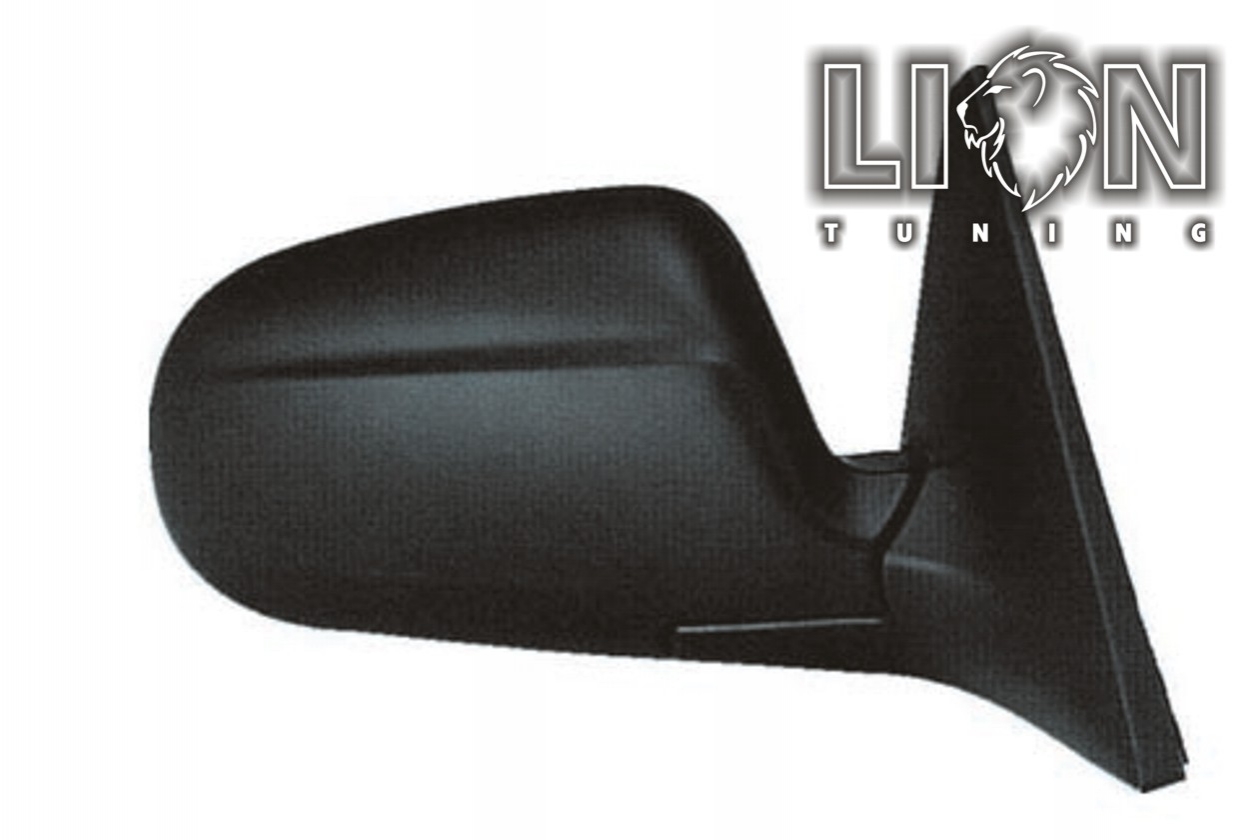 Mechanisch, schwarz, nur passend für 3-Türer, convex, Eintragungsfrei / keine Eintragung nötig