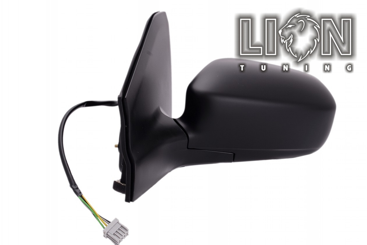 Beheizbar, Elektrisch, schwarz, nur passend für 5-Türer, convex, Eintragungsfrei / keine Eintragung nötig