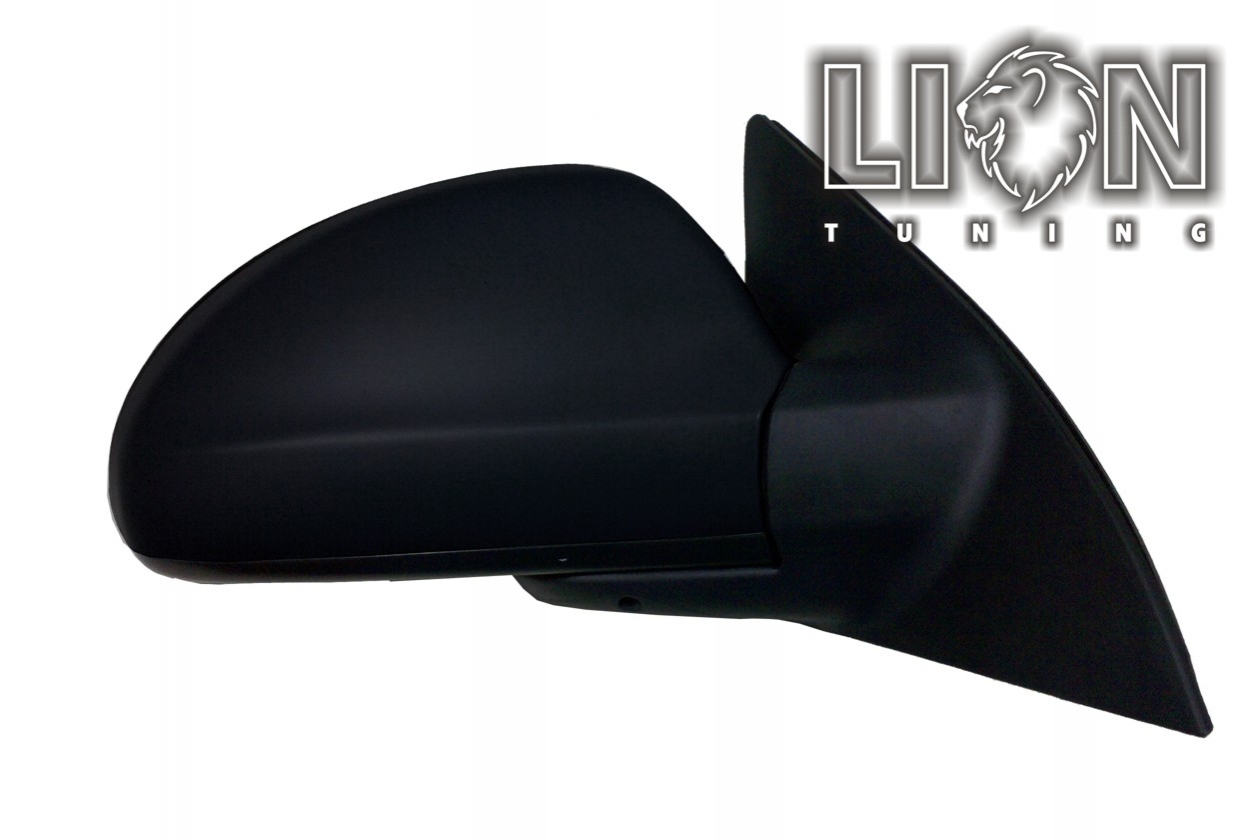 Mechanisch, schwarz, passend für 4-Türer und 5-Türer, convex, Eintragungsfrei / keine Eintragung nötig