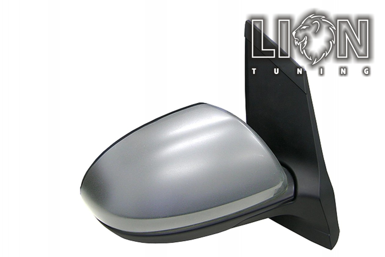 Beheizbar, Elektrisch, grau, grundiert, convex, Eintragungsfrei / keine Eintragung nötig