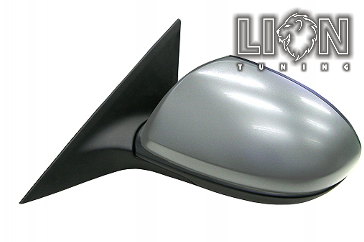 Beheizbar, Elektrisch einklappbar, Elektrisch, grau, grundiert, convex, Eintragungsfrei / keine Eintragung nötig