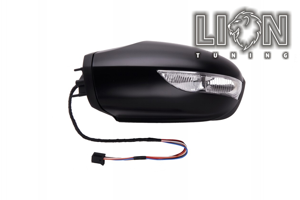 mit Blinkleuchte, Beheizbar, Elektrisch, grau, schwarz lackierfähig / vorgrundierte Spiegelkappe, grundiert, asphärisch, Eintragungsfrei / keine Eintragung nötig