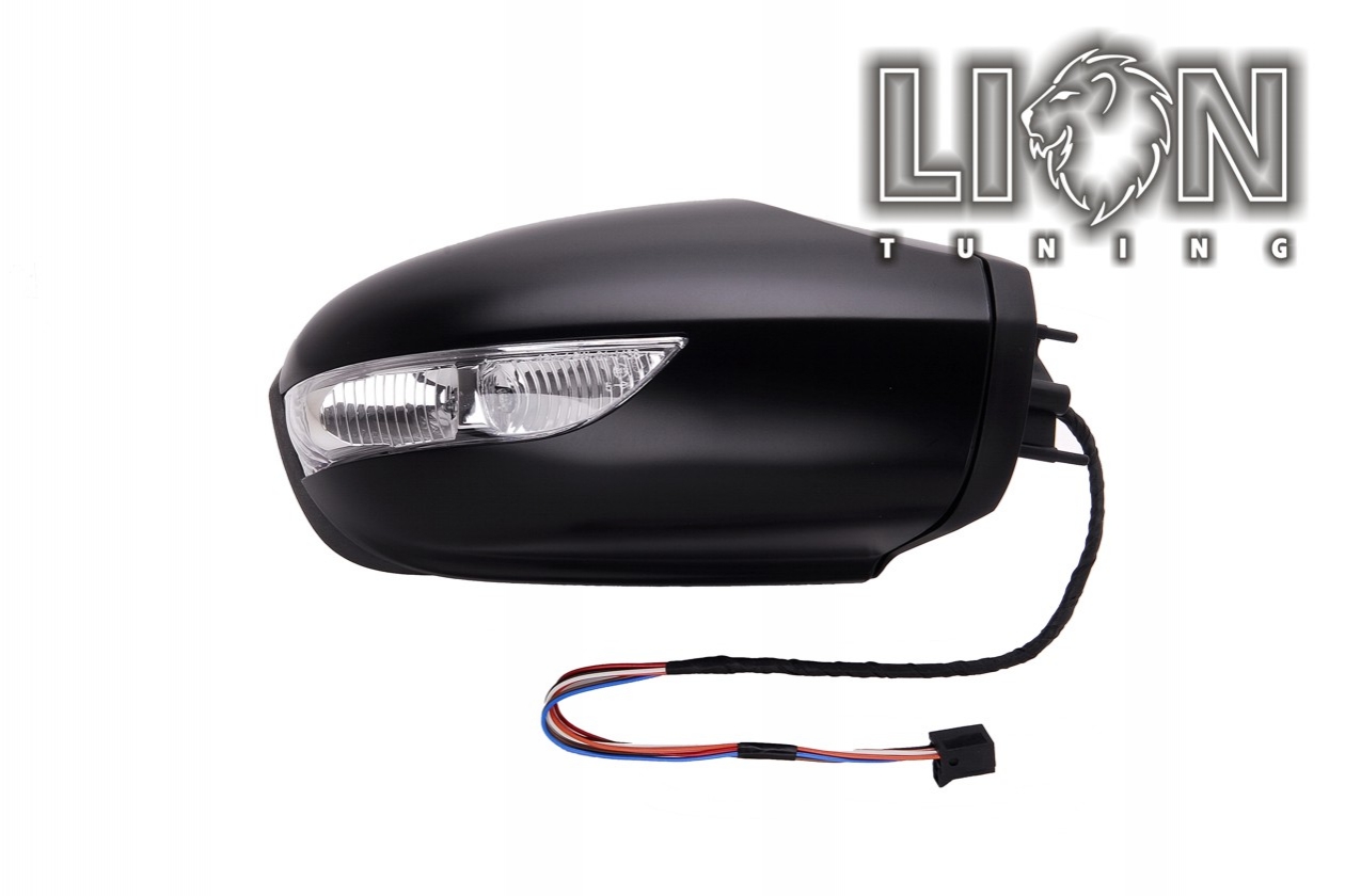 mit Blinkleuchte, Beheizbar, Elektrisch, grau, schwarz lackierfähig / vorgrundierte Spiegelkappe, grundiert, asphärisch, Eintragungsfrei / keine Eintragung nötig