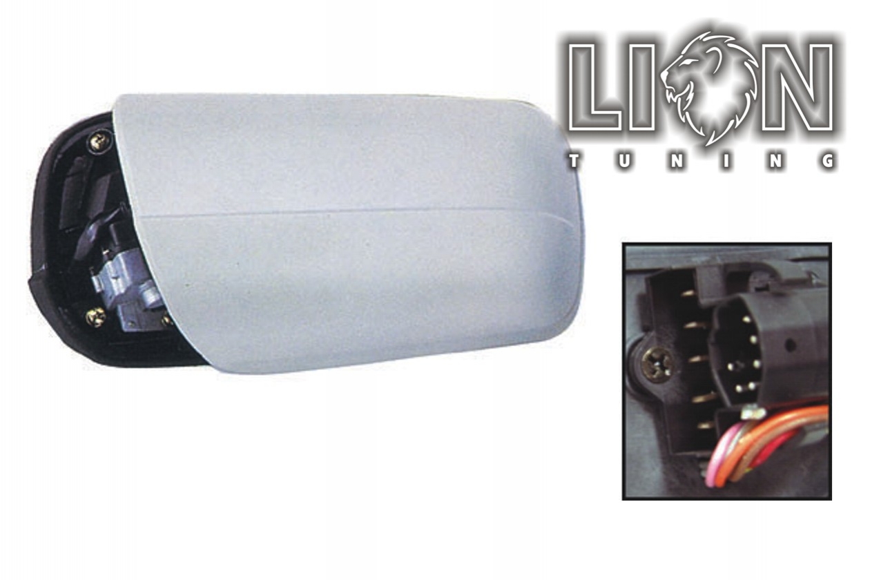 Beheizbar, mit Memory System, Elektrisch einklappbar, Elektrisch, grau, 11-poliger Anschlussstecker, grundiert, blau asphärisch, Eintragungsfrei / keine Eintragung nötig